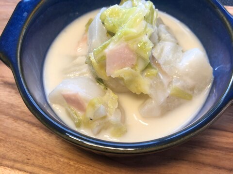 白菜とかぶのクリーム煮